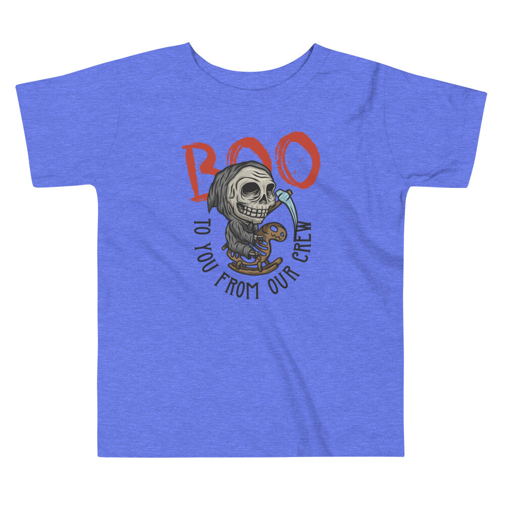 Boo From Our Crew Toddler Tee - Sport Finesse