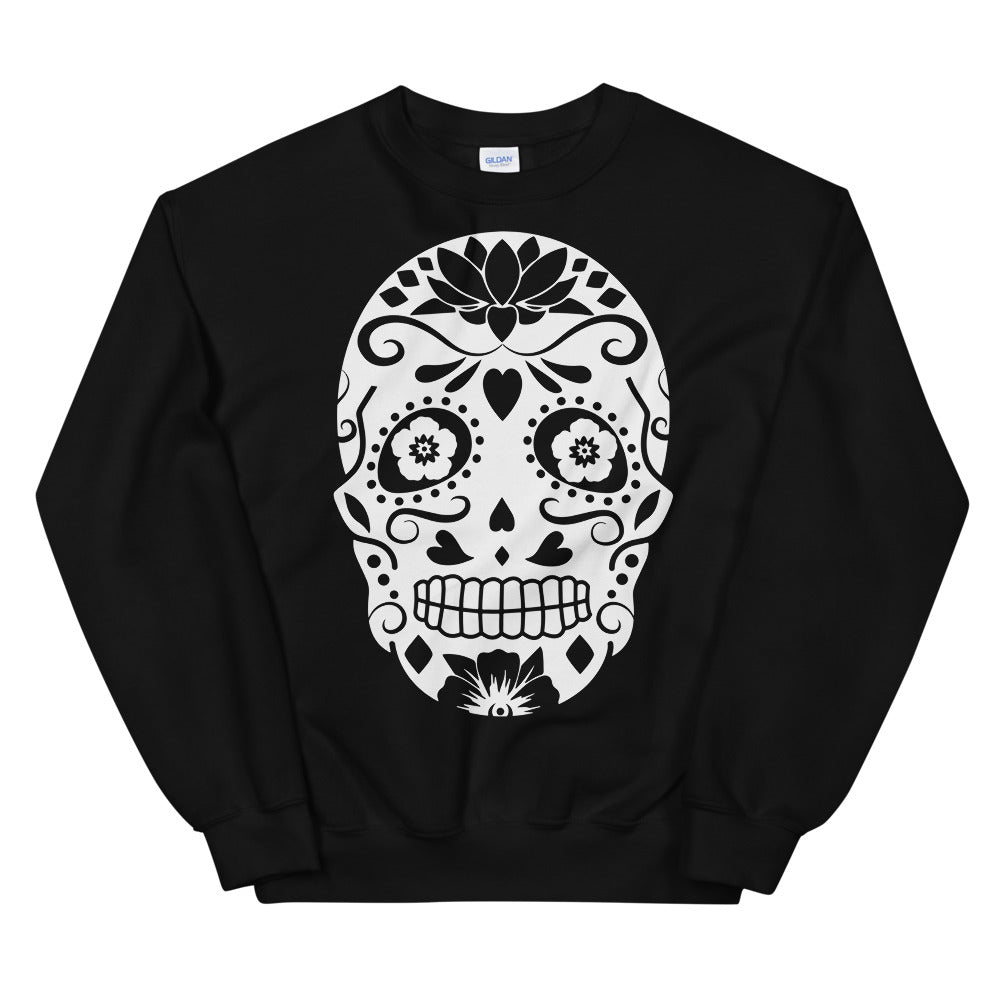Funny Skull Halloween Unisex Sweatshirt - Black / S - Sport Finesse