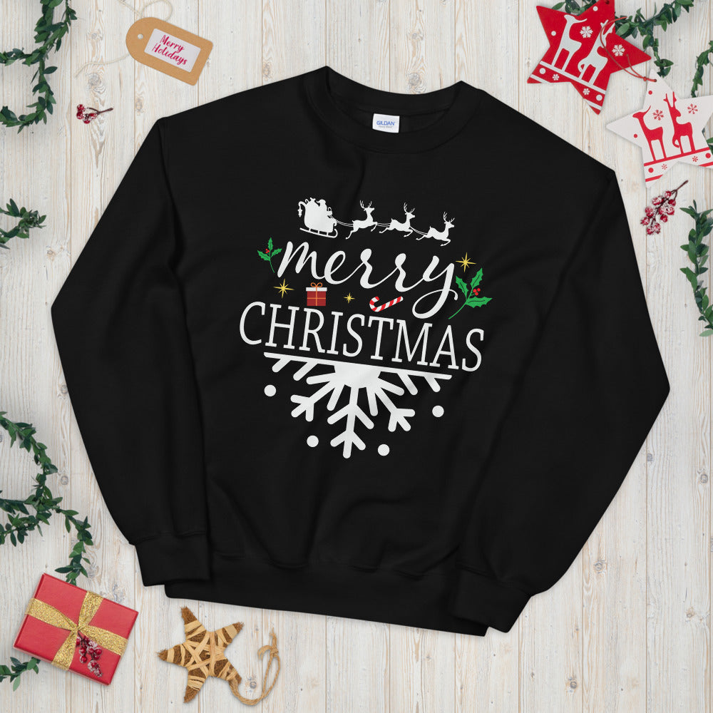 Merry Christmas Sweatshirt - Sport Finesse