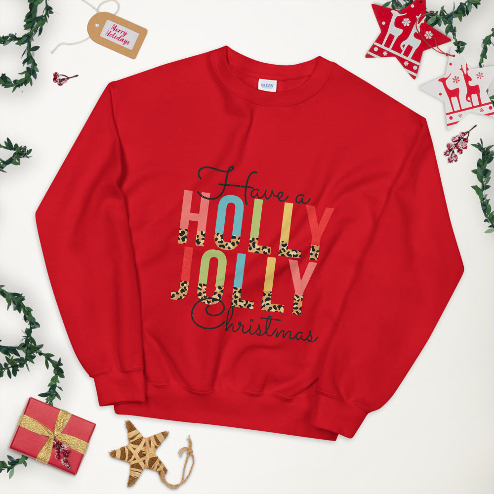 Holly Jolly Christmas Sweatshirt - Sport Finesse