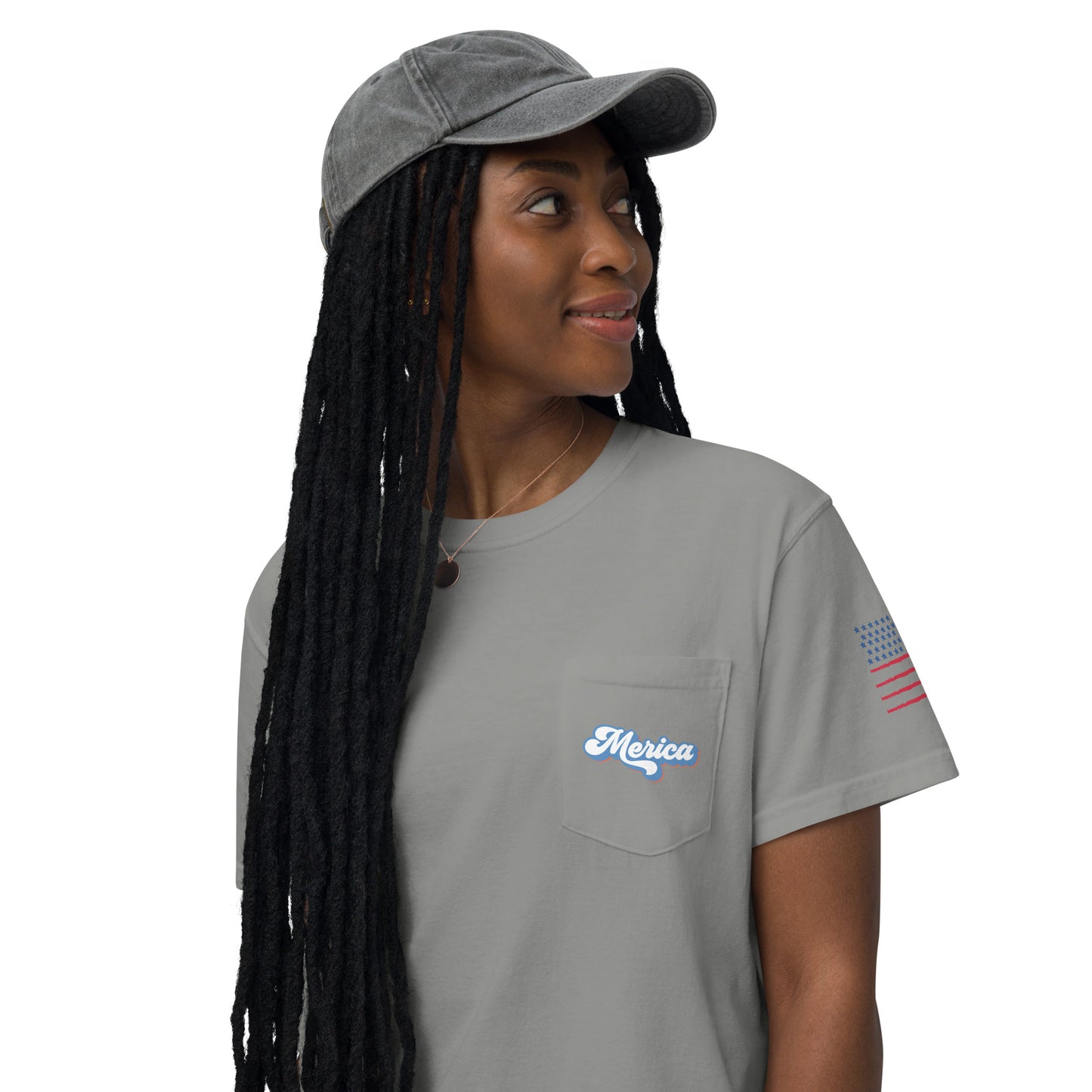 Wild and Free Merica garment-dyed pocket t-shirt - Sport Finesse