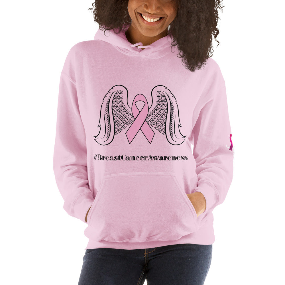 Angel Breast Cancer Awareness Hoodie - Sport Finesse