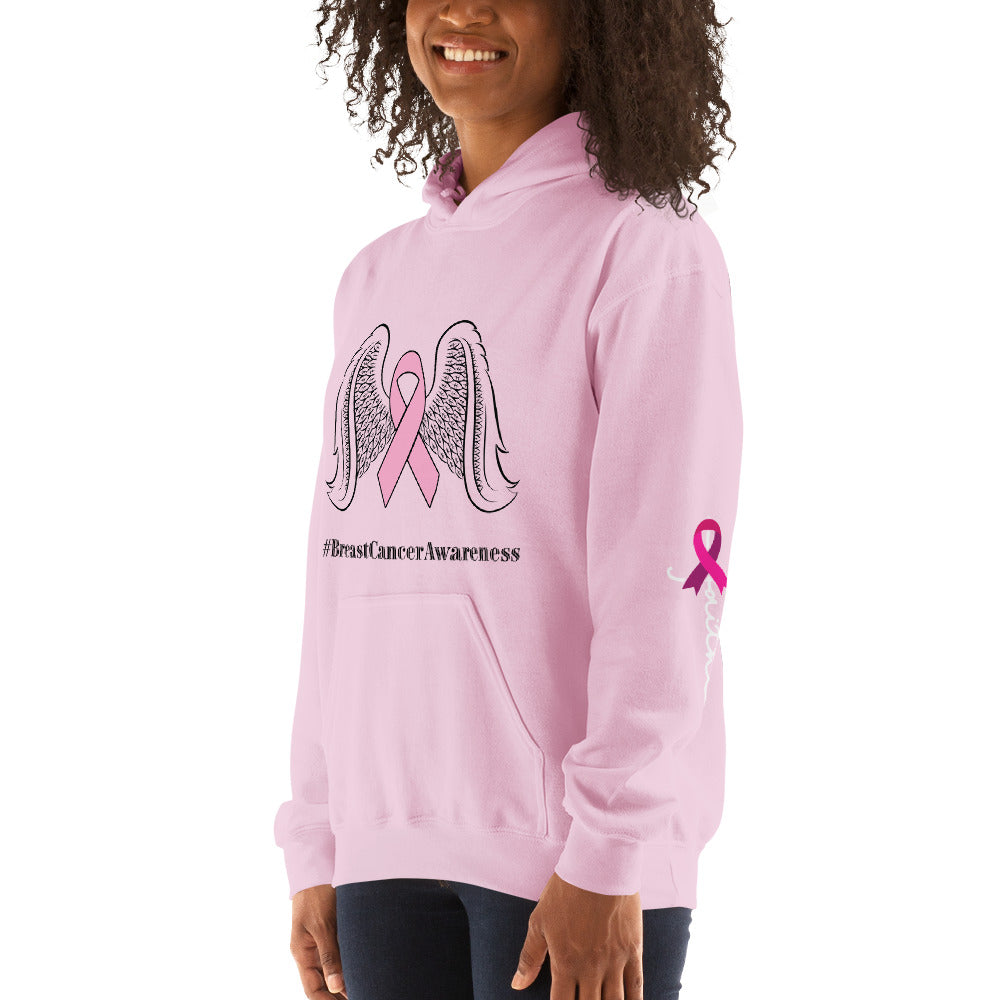 Angel Breast Cancer Awareness Hoodie - Sport Finesse