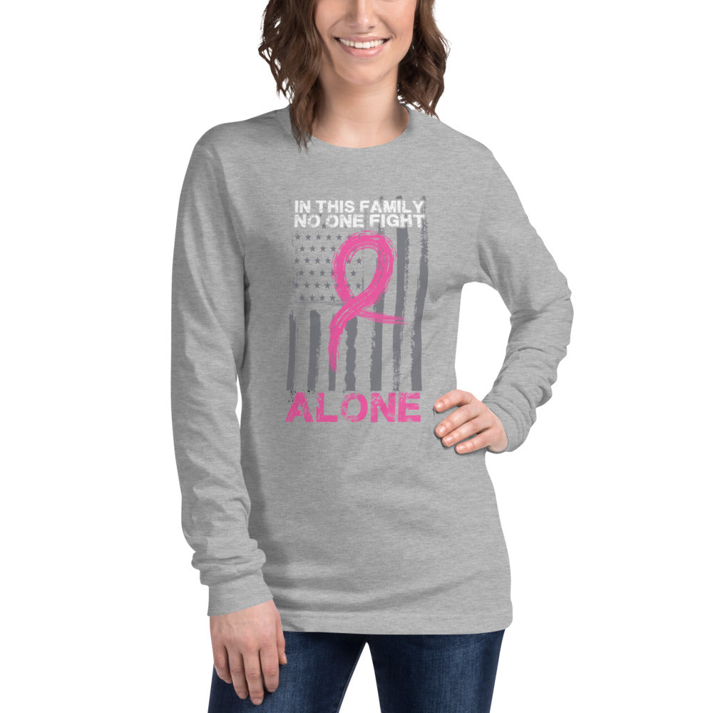 No One Fight Alone Unisex Long Sleeve Tee