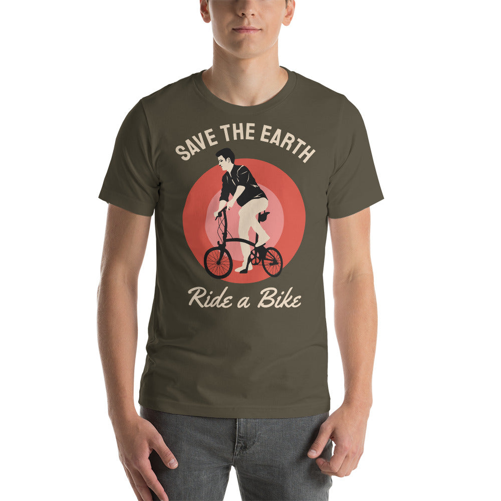 Save the Earth Cycling Unisex T-Shirt