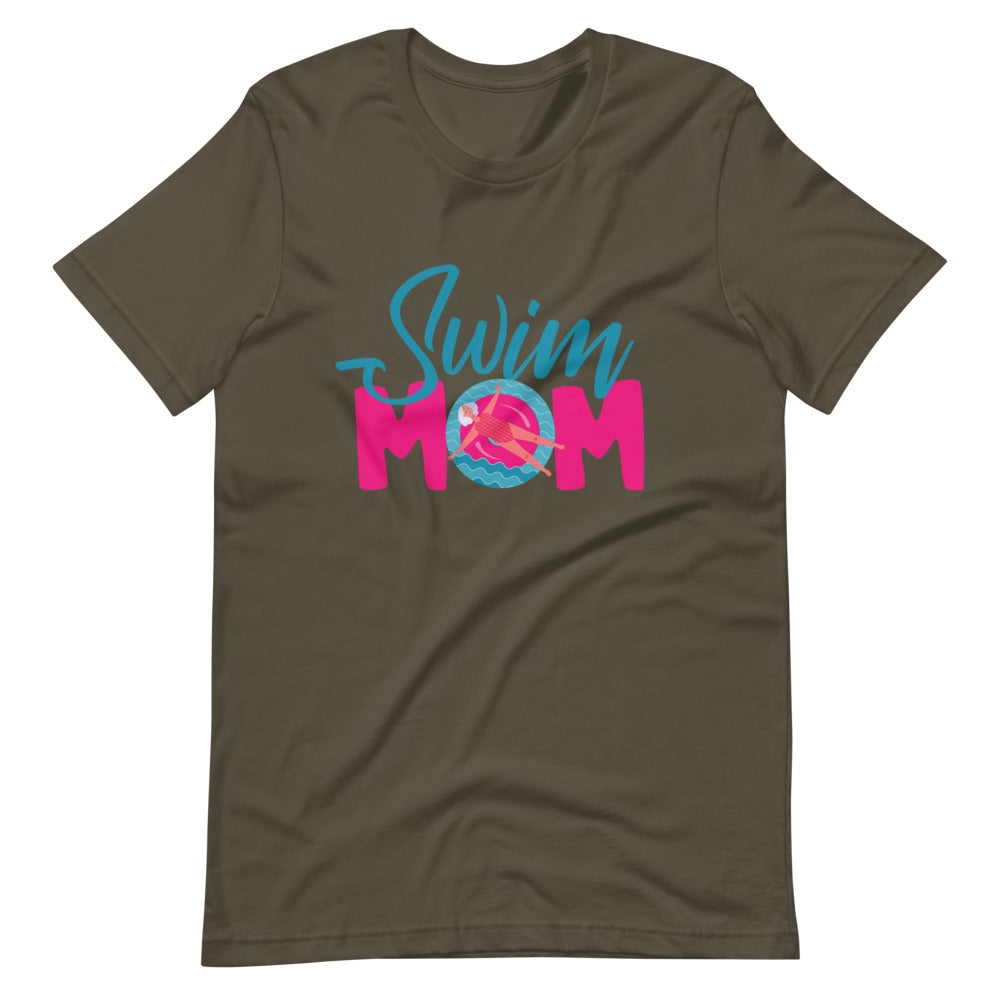 Swim Mom Short-Sleeve T-Shirt - Army / S - Sport Finesse