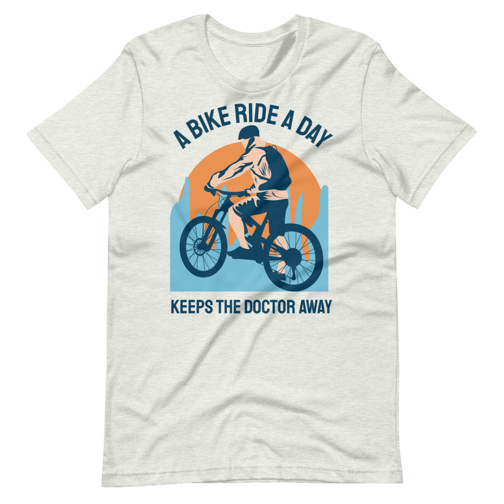 Keeps the Doctor Away Cycling T-Shirt - Ash / S - Sport Finesse