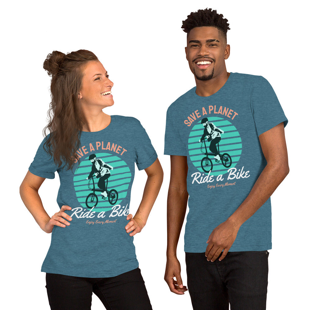 Save A Planet Unisex Cycling T-Shirt