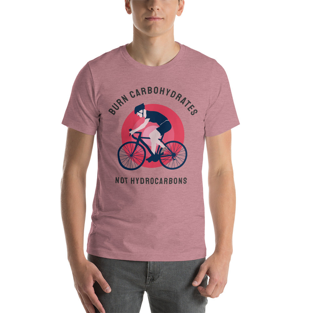 Burn Carbohydrates Cycling T-Shirt - Heather Orchid / S - Sport Finesse