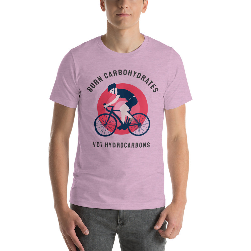 Burn Carbohydrates Cycling T-Shirt - Heather Prism Lilac / S - Sport Finesse