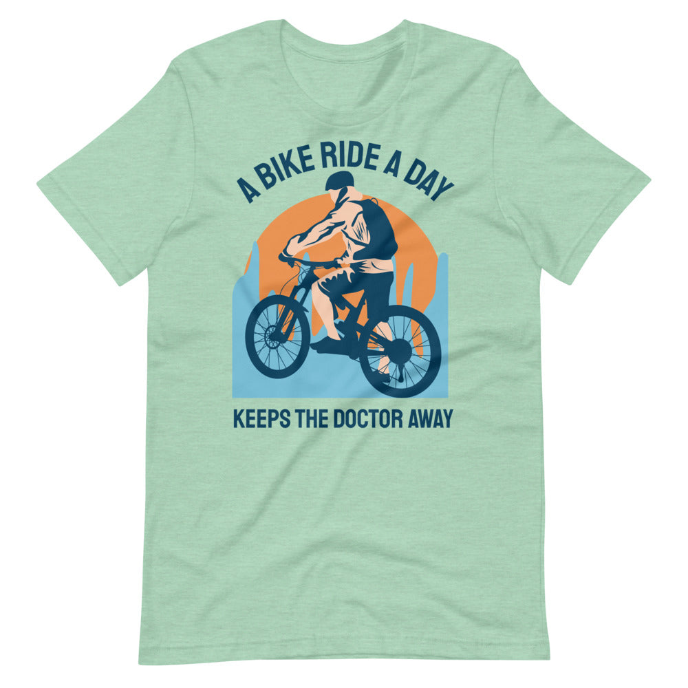 Keeps the Doctor Away Cycling T-Shirt - Heather Prism Mint / S - Sport Finesse