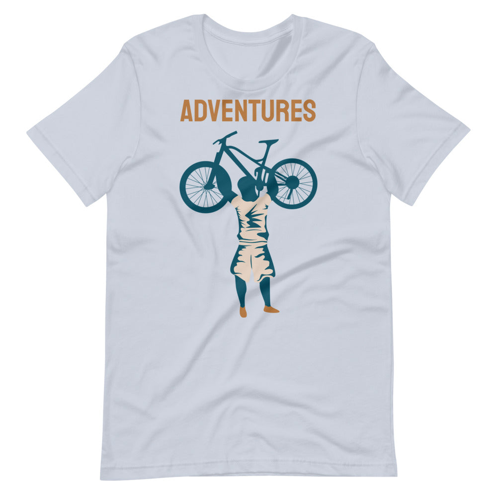 Adventures Women's Cycling T-Shirt - Light Blue / S - Sport Finesse