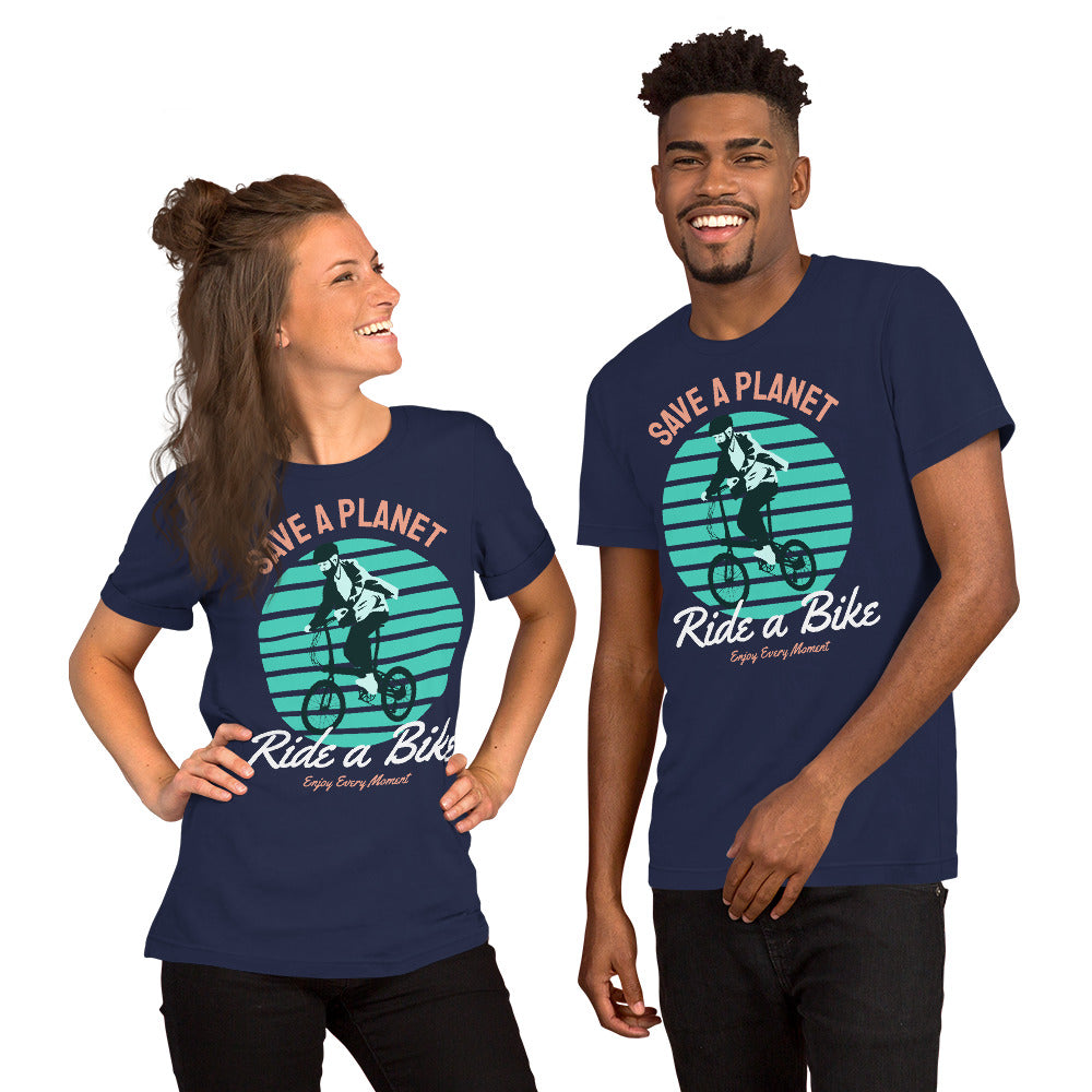 Save A Planet Unisex Cycling T-Shirt