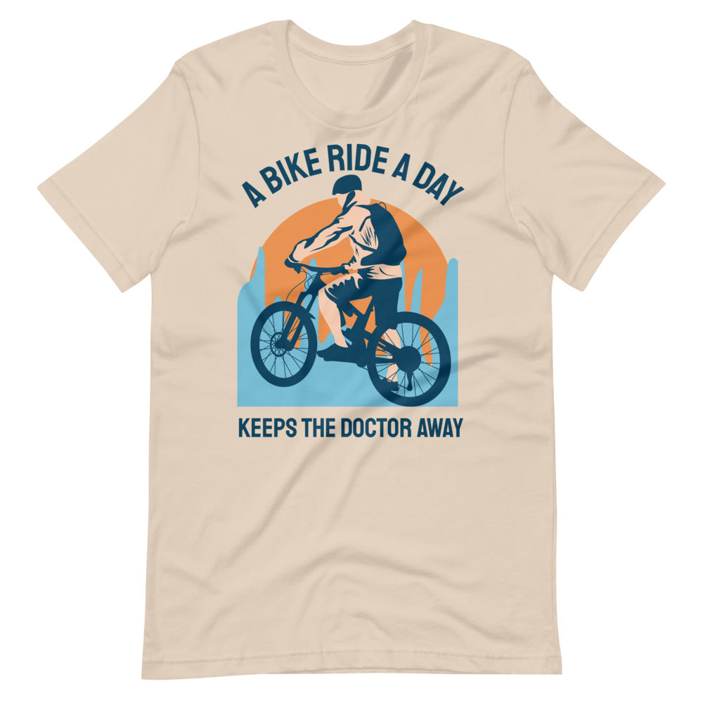 Keeps the Doctor Away Cycling T-Shirt - Soft Cream / S - Sport Finesse