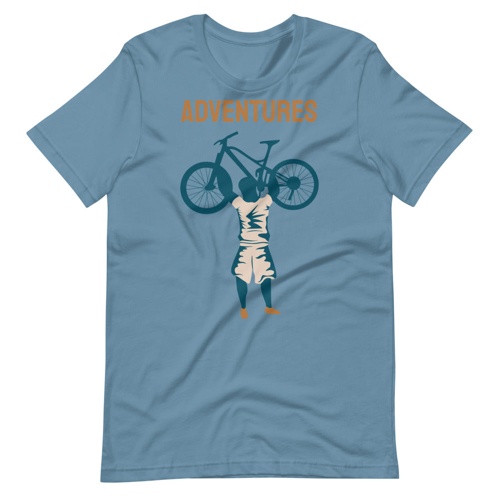 Adventures Women's Cycling T-Shirt - Steel Blue / S - Sport Finesse