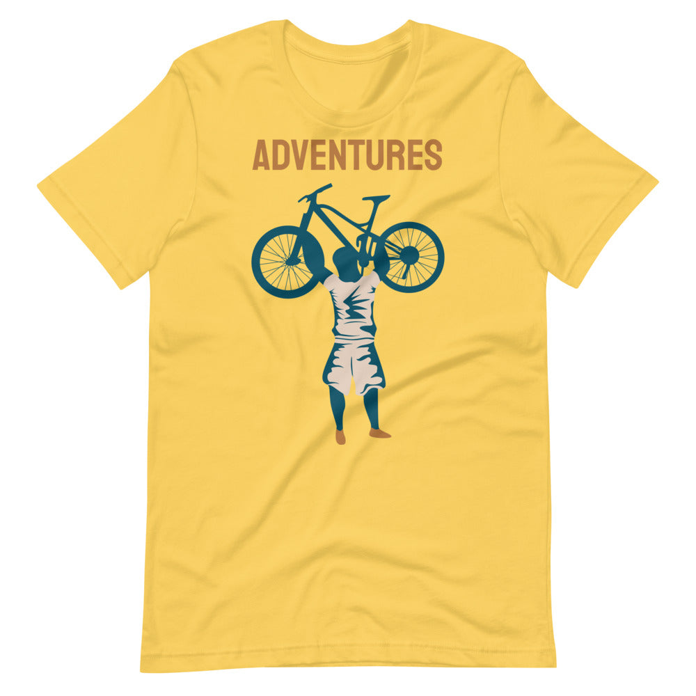 Adventures Women's Cycling T-Shirt - Yellow / S - Sport Finesse