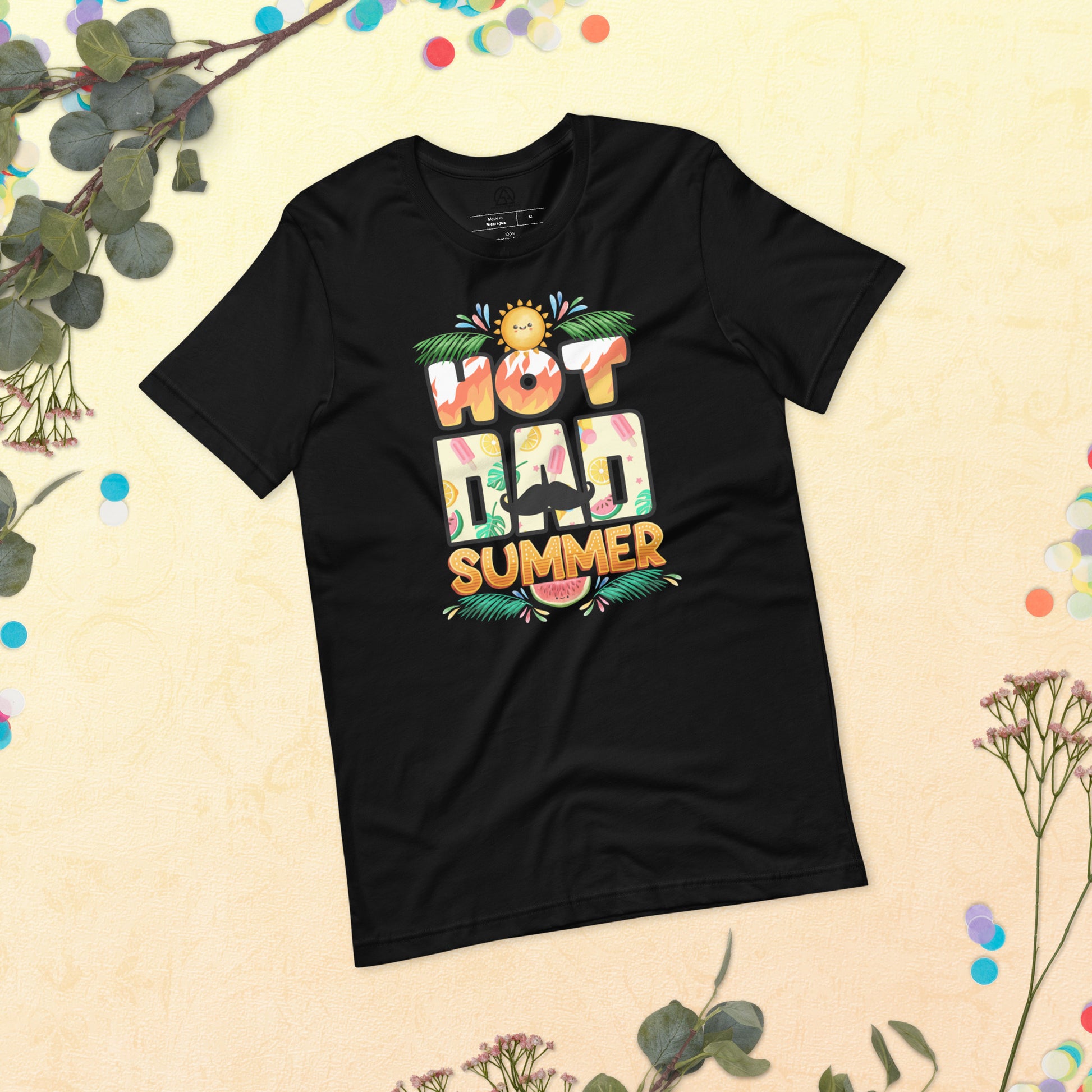 Hot Dad Summer t-shirt - Black / XS - Sport Finesse
