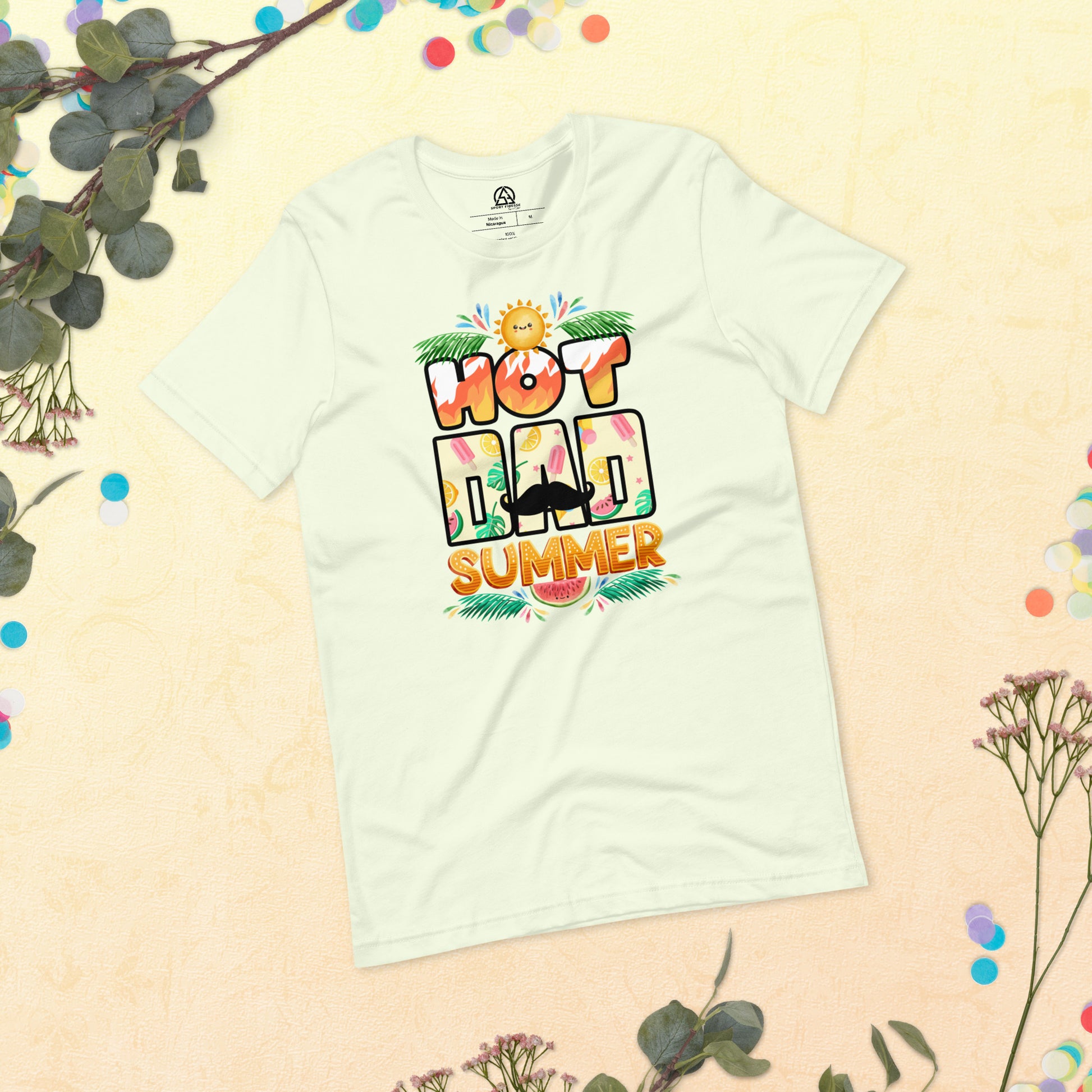 Hot Dad Summer t-shirt - Citron / XS - Sport Finesse