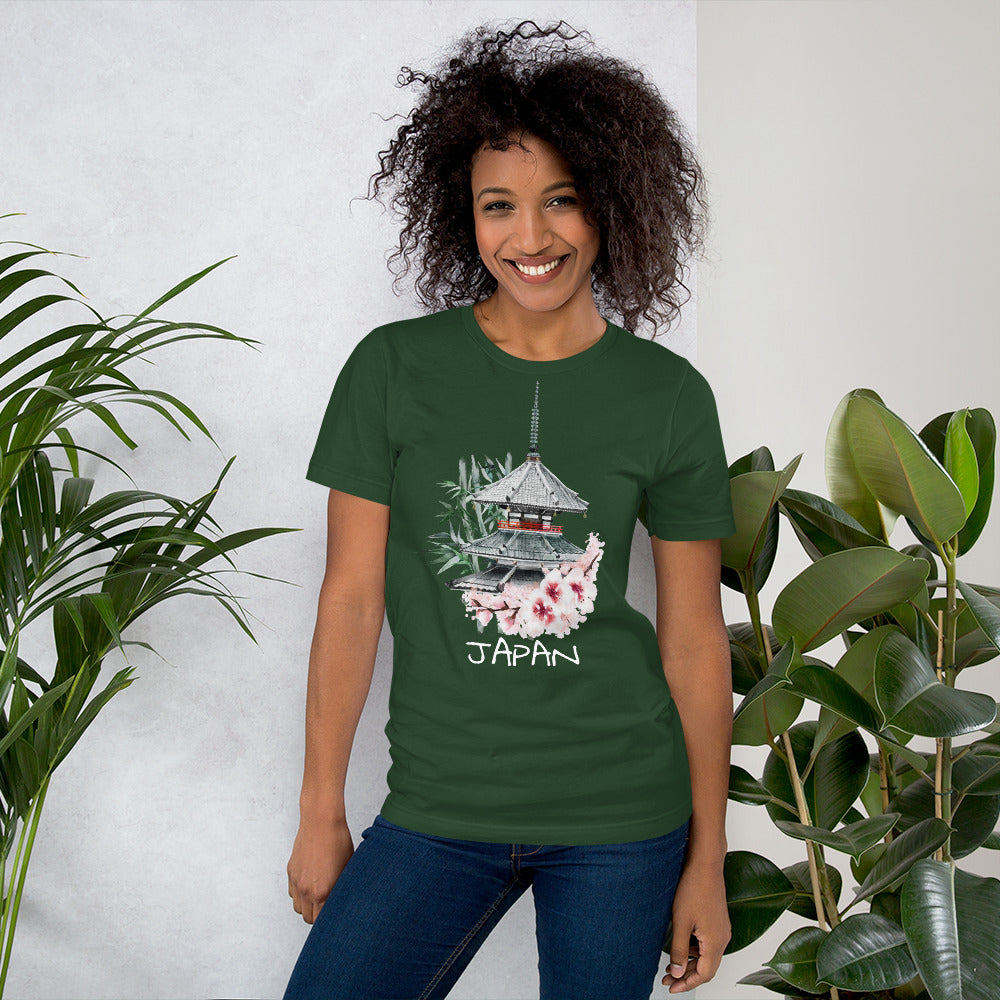 Japanese Pagoda T-Shirt - Forest / S - Sport Finesse