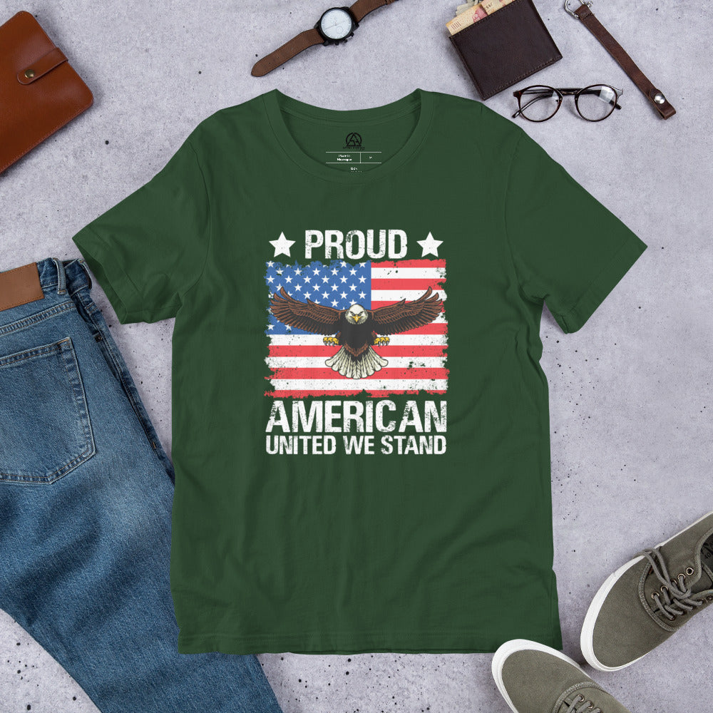 Proud American t-shirt - Forest / S - Sport Finesse