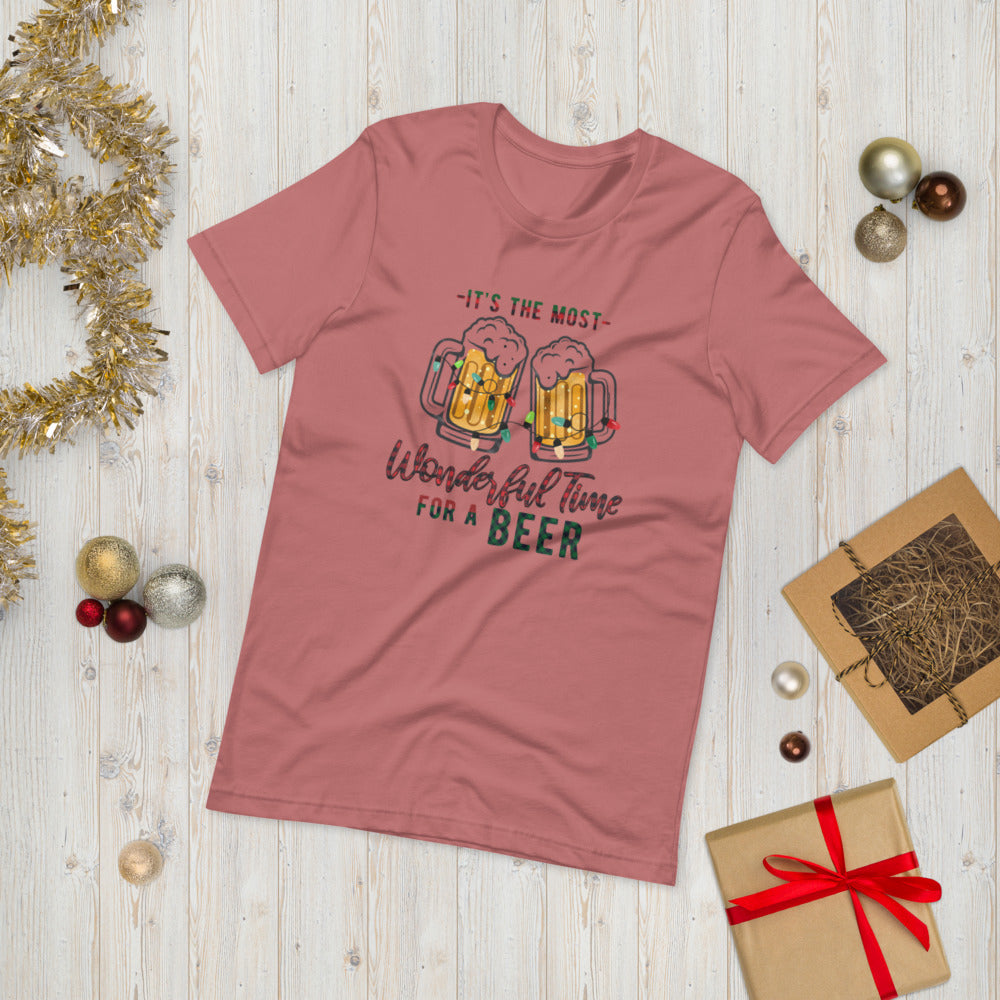 Wonderful time for a beer Unisex T-Shirt