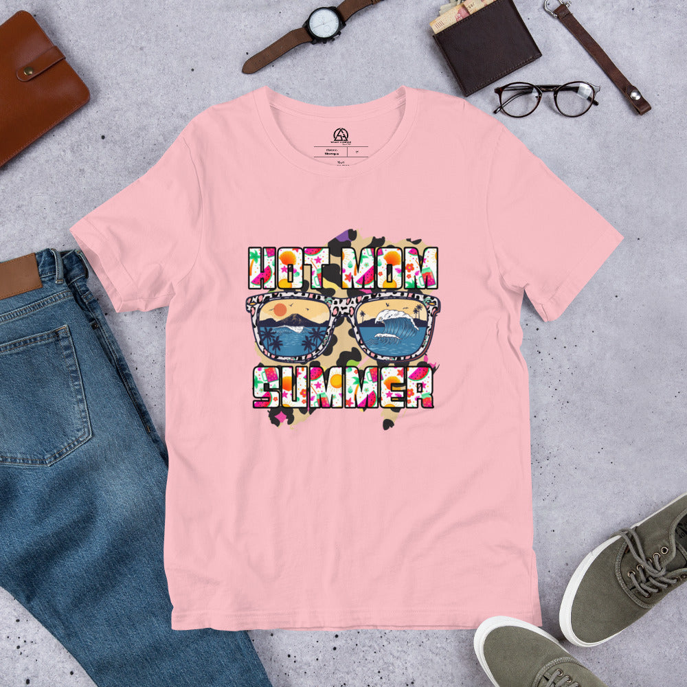 Hot Mom Summer t-shirt - Pink / S - Sport Finesse