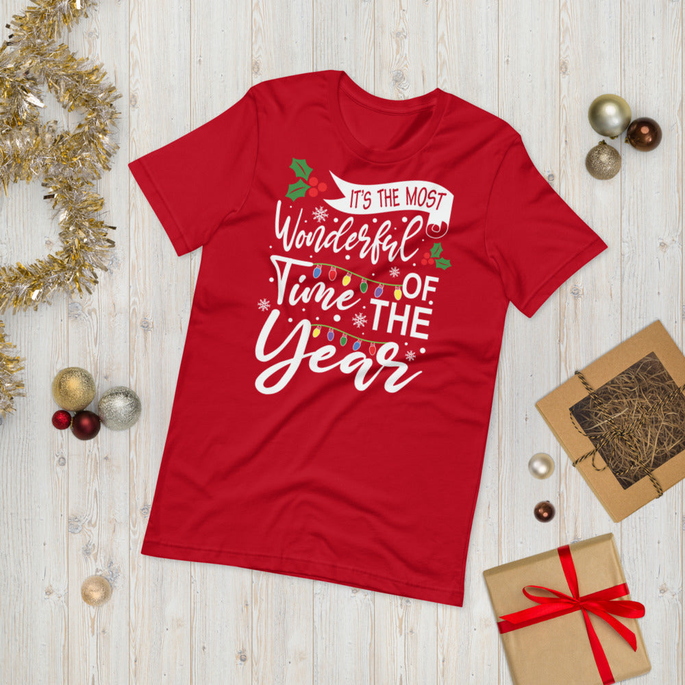 Wonderful time of the year Unisex T-Shirt - Red / S - Sport Finesse