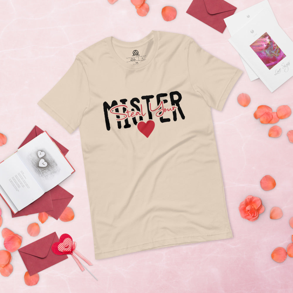 Steal your heart mister T-Shirt - Soft Cream / XS - Sport Finesse
