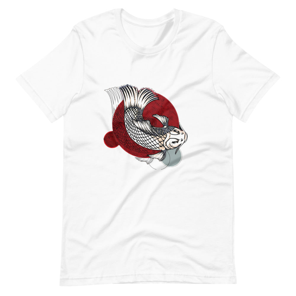 Japanesse Fish Short-Sleeve Unisex T-Shirt - Sport Finesse
