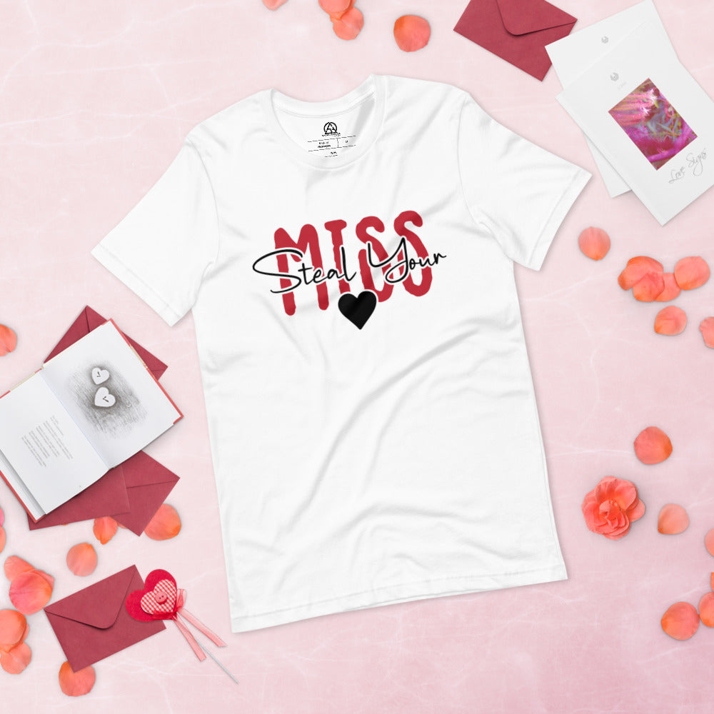 Steal your heart Miss T-Shirt - White / XS - Sport Finesse