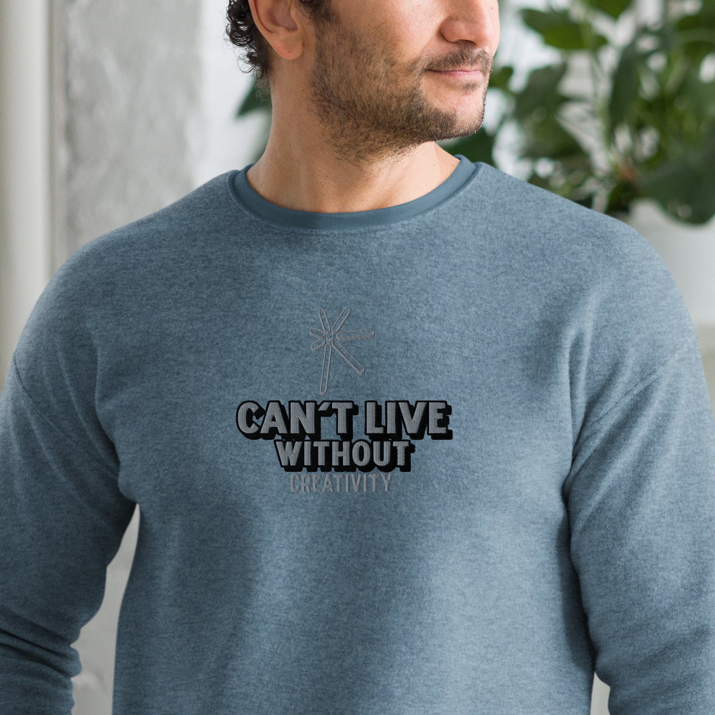 Men's Live Without Creativity Sweatshirt - Sport Finesse