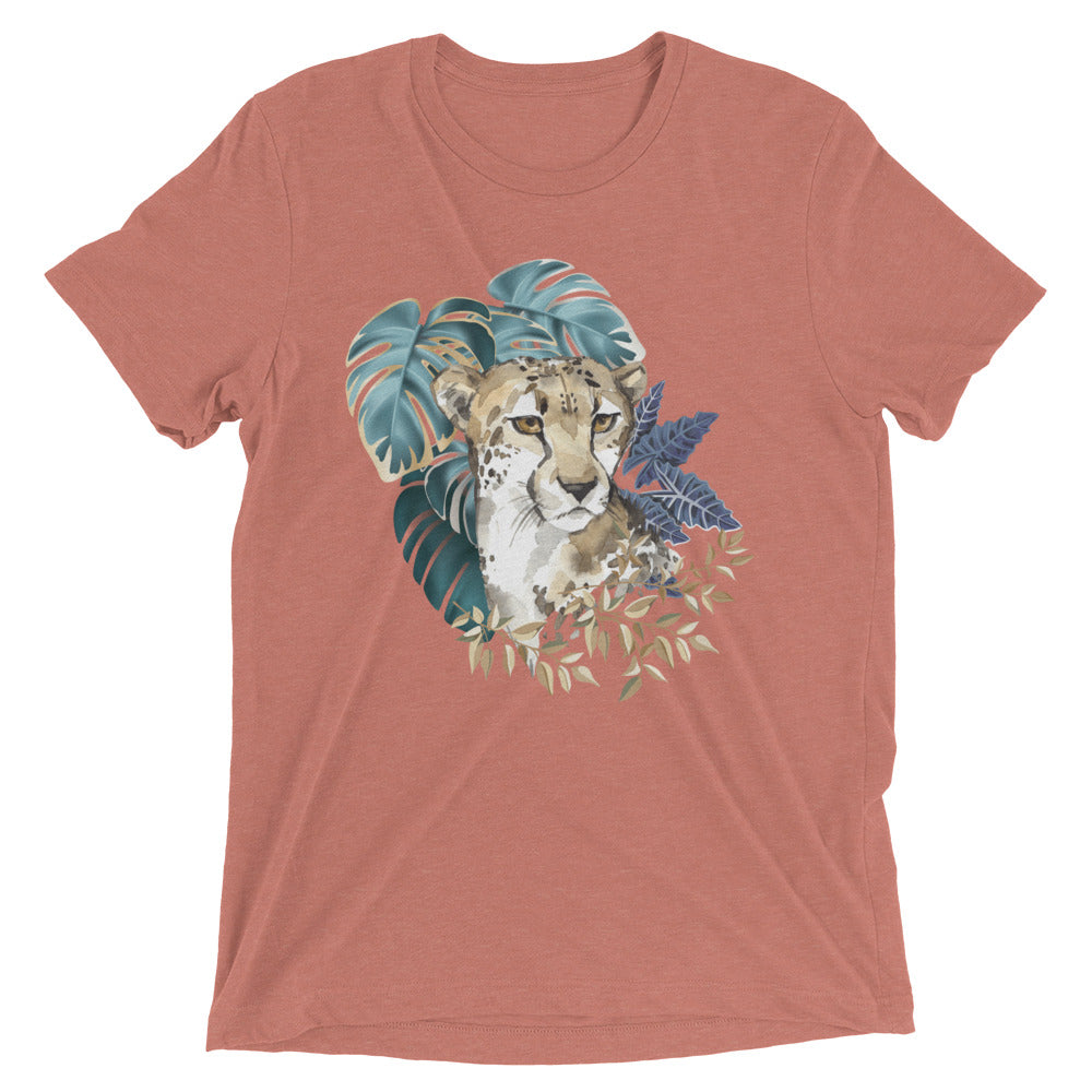 Tropical Forest Tiger Tri-blend t-shirt
