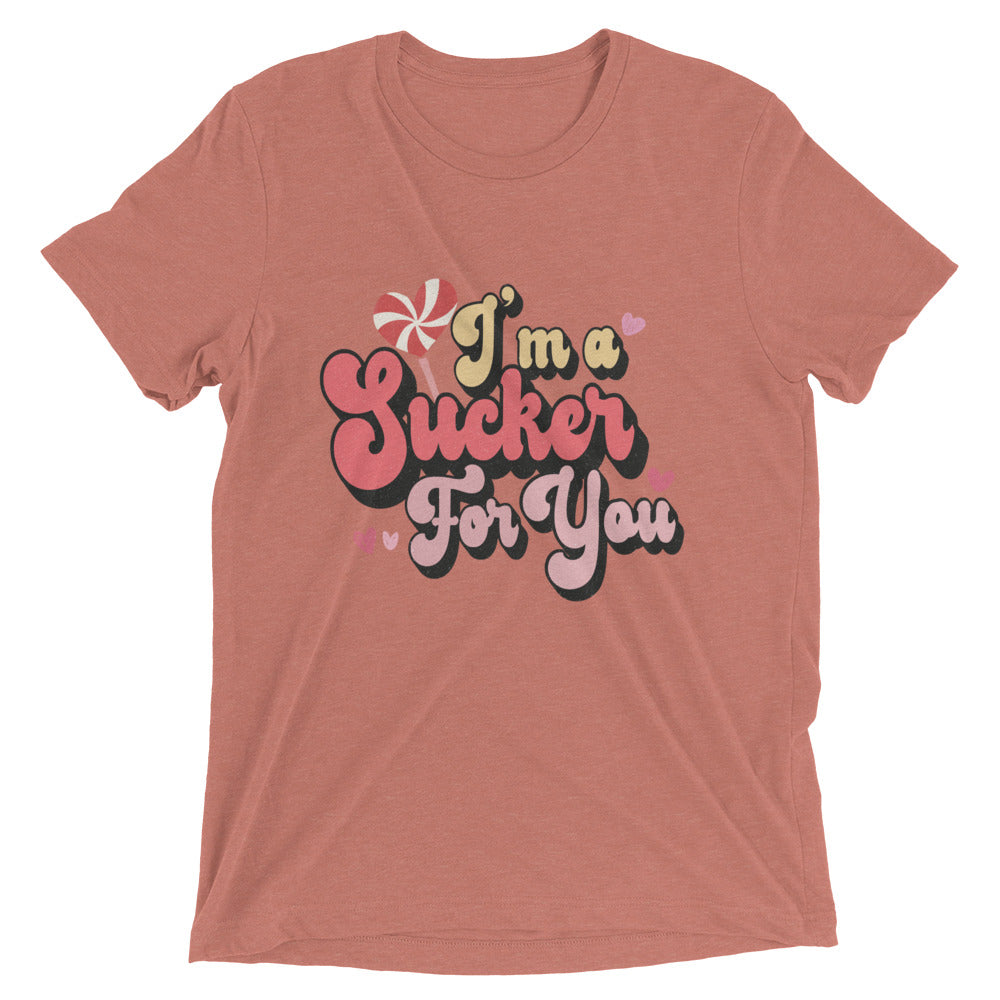 Sucker For You unisex tri-blend t-shirt - Sport Finesse