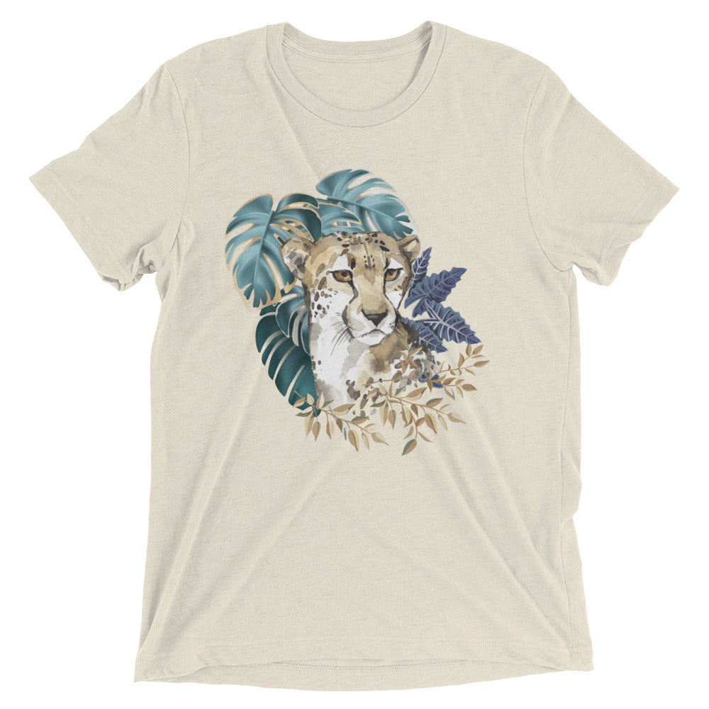 Tropical Forest Tiger Tri-blend t-shirt
