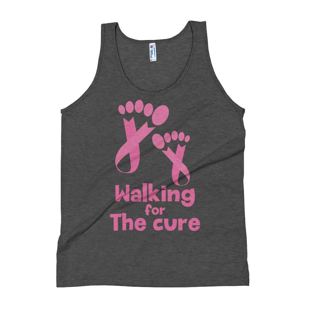 Walking for the Cure Tank Top - Tri-Black / S - Sport Finesse