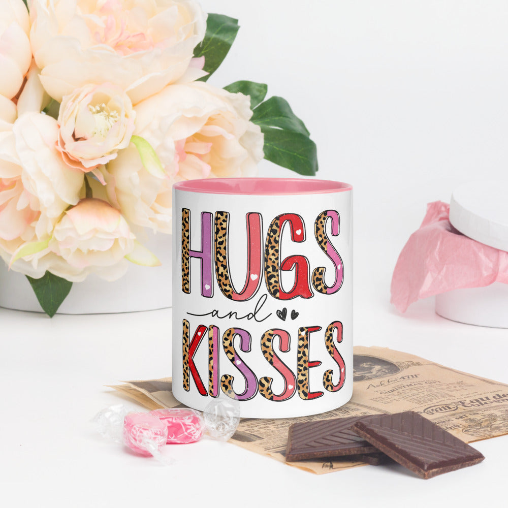 Hugs and Kisses Mug with Color Inside - Sport Finesse