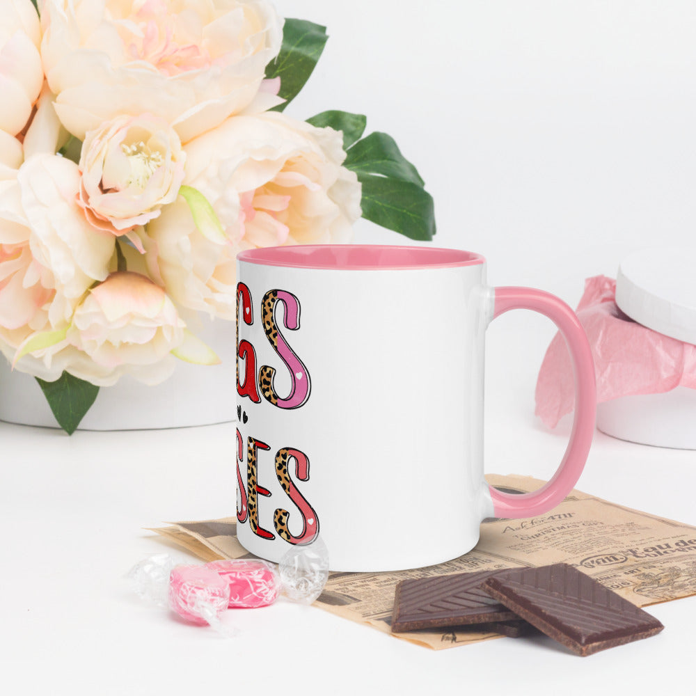 Hugs and Kisses Mug with Color Inside - Sport Finesse