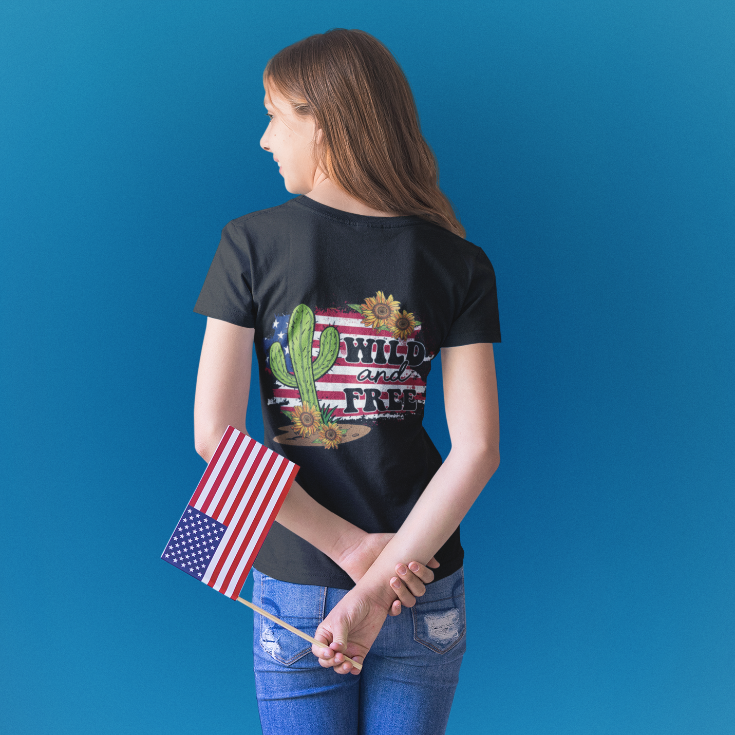 Wild and Free Merica garment-dyed pocket t-shirt - Sport Finesse
