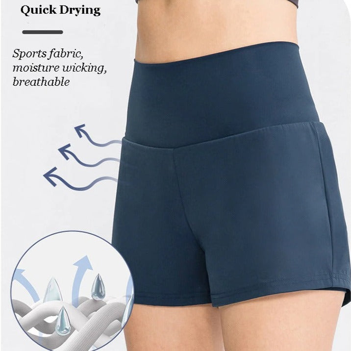 Stretchy Tennis Shorts with Pockets - Sport Finesse