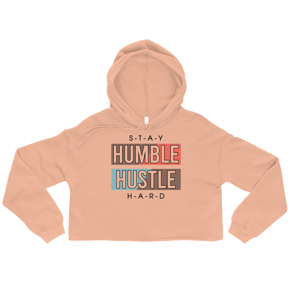 Humble Hustle Crop Hoodie - Peach / 2XL - Sport Finesse