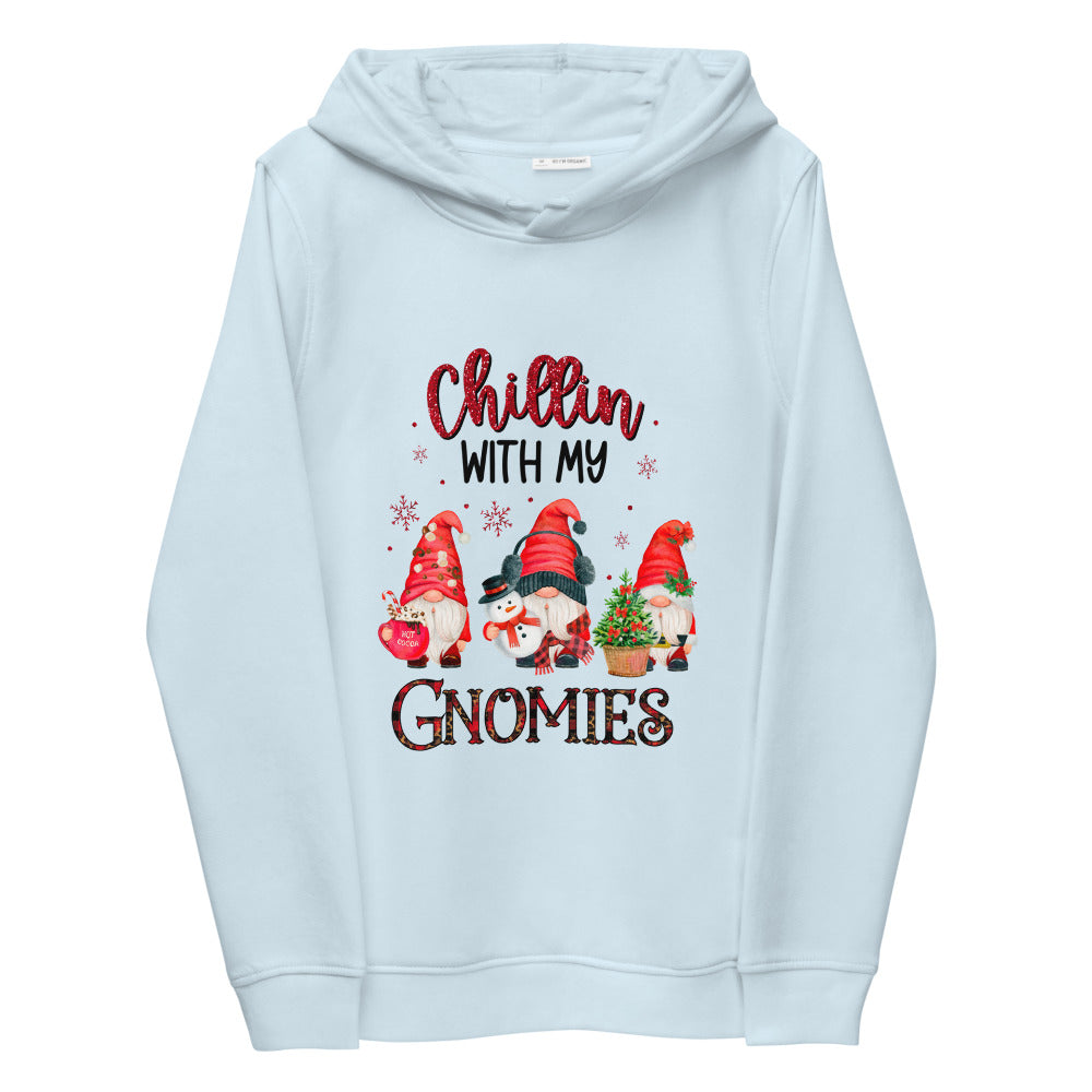 Chillin With my Gnomies Women's fitted eco hoodie - Sport Finesse