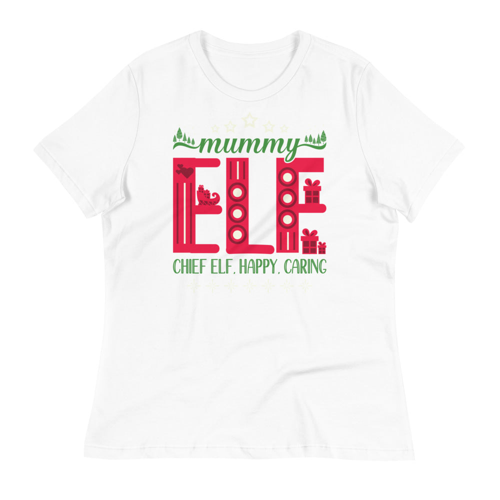 Mummy Elf Women's Relaxed T-Shirt