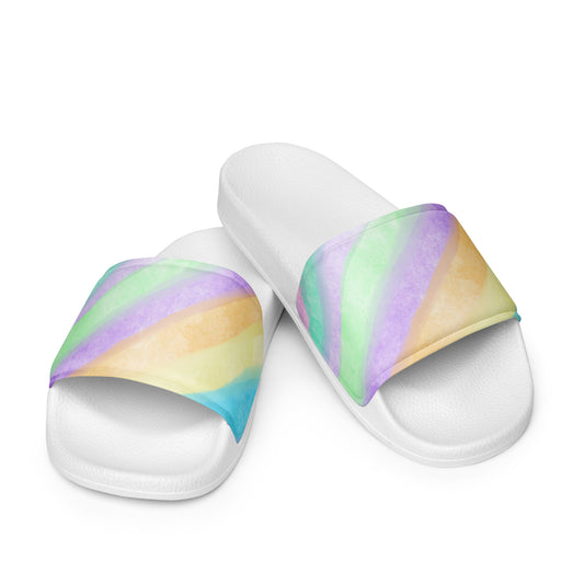 Pastel Pallets Women's slides - White / 5.5 - Sport Finesse