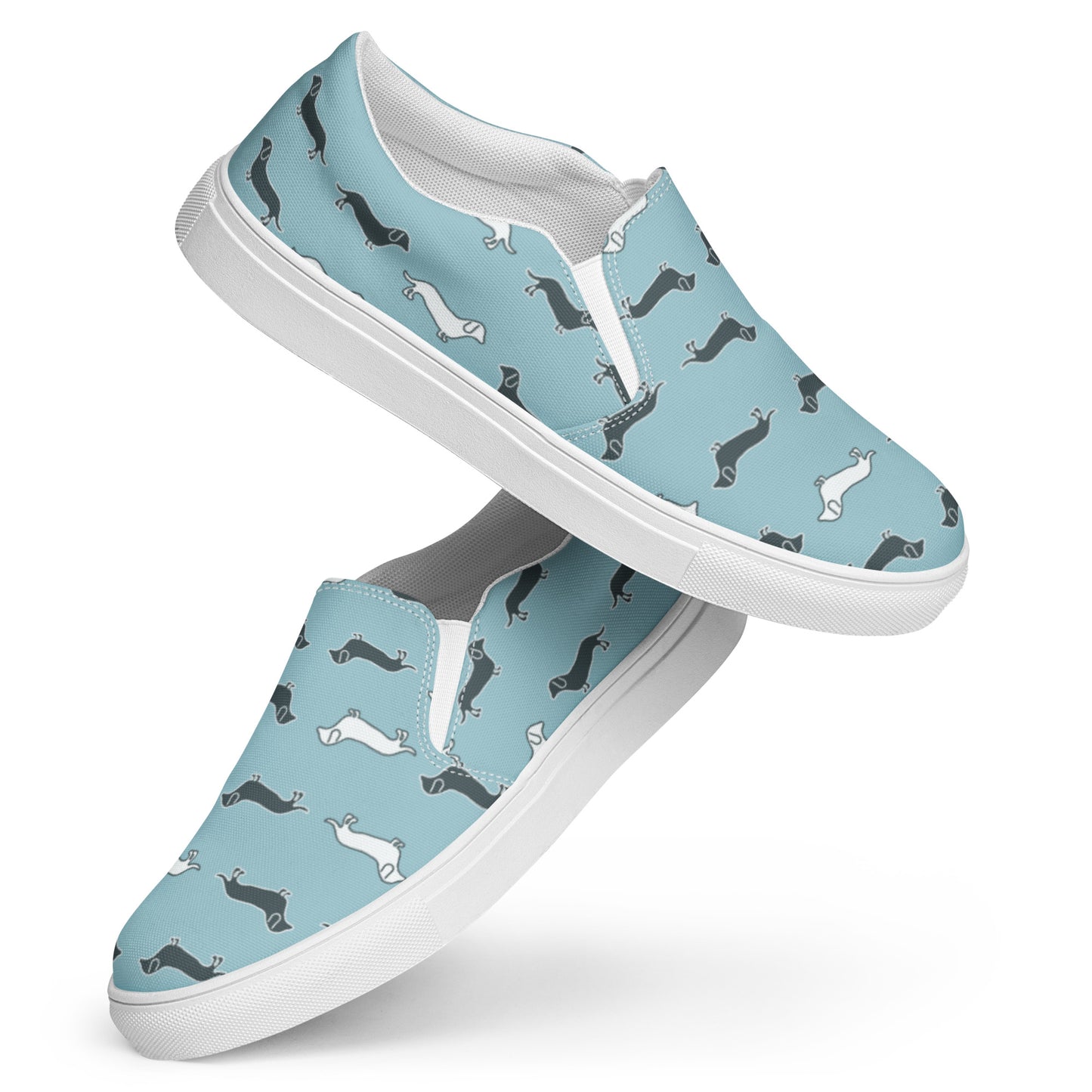 Sausage Dog Women’s slip-on canvas casual shoes - Sport Finesse