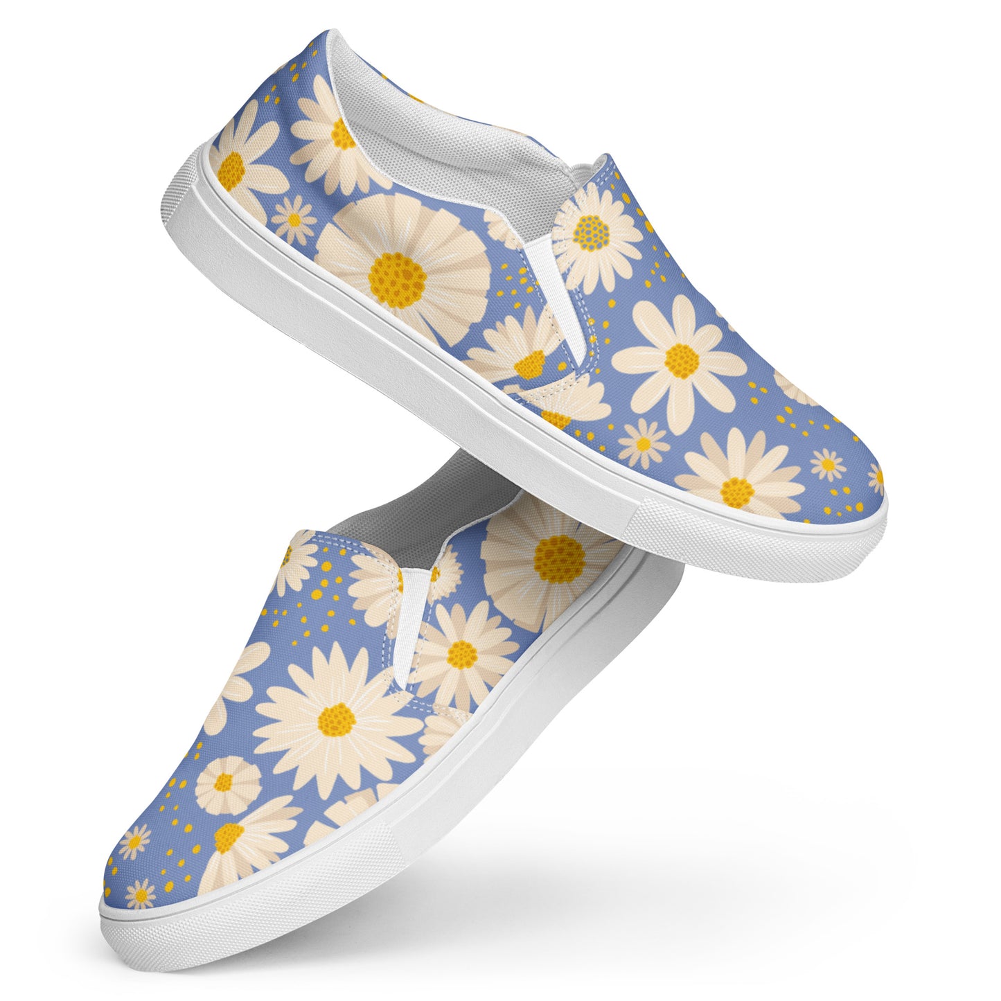 Daisies Women’s slip-on canvas shoes - Sport Finesse