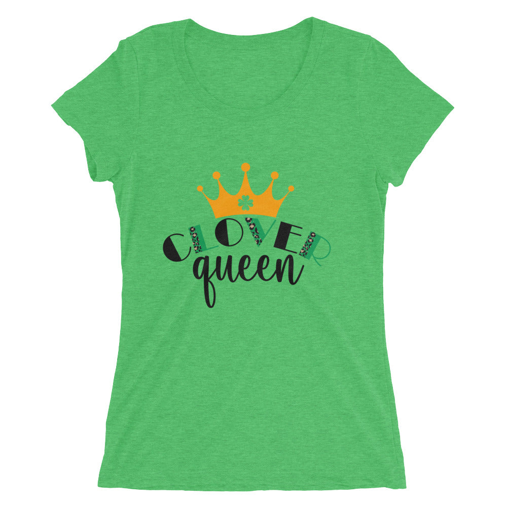 Clover Queen Ladies' t-shirt - Green Triblend / S - Sport Finesse