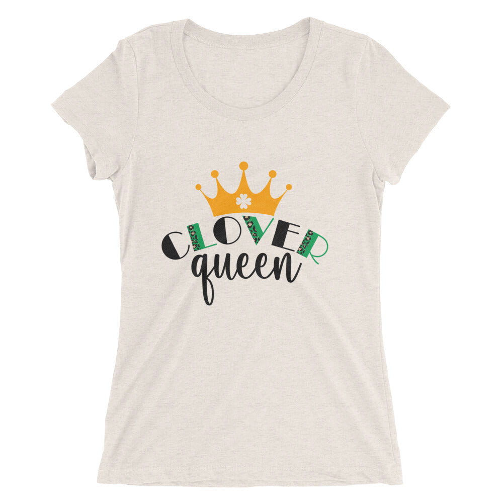 Clover Queen Ladies' t-shirt - Oatmeal Triblend / S - Sport Finesse