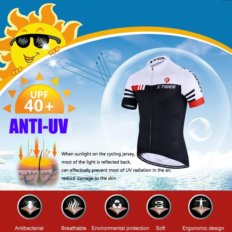 X-Tiger Summer Cycling Jersey Set - Sport Finesse