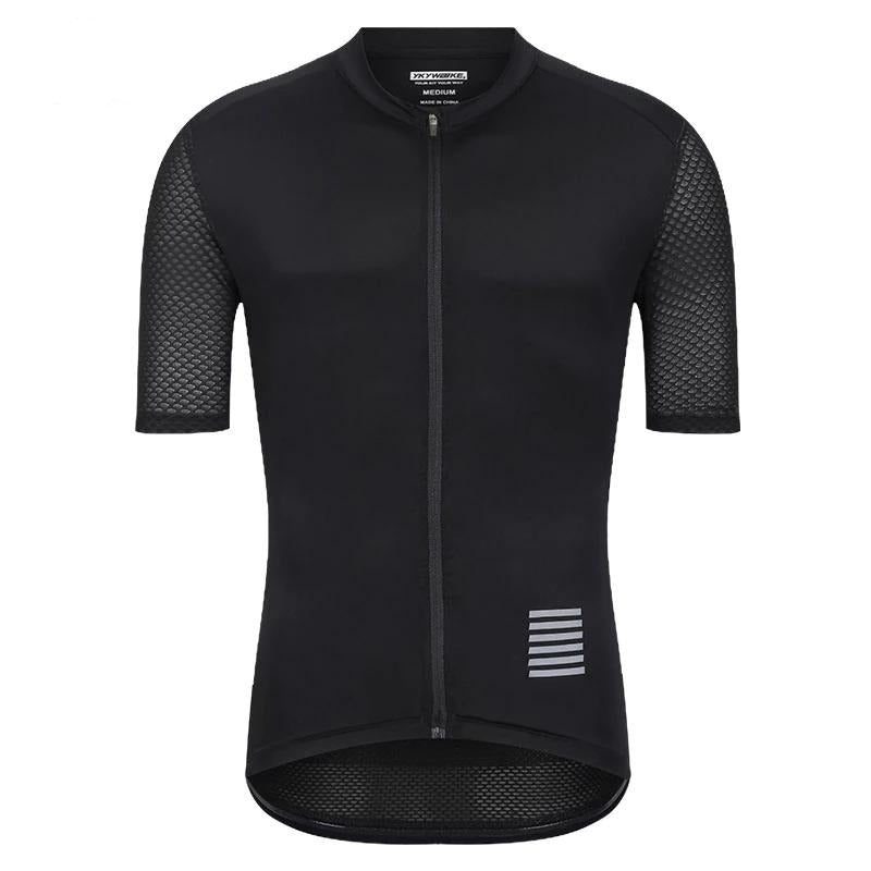 High Quality Pro Team Tricota Mountain Bicycle/ Men Cycling Jersey - Black / XL - Sport Finesse