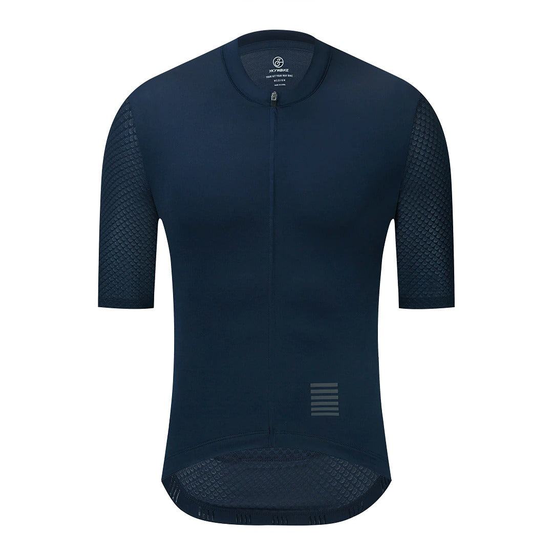 High Quality Pro Team Tricota Mountain Bicycle/ Men Cycling Jersey - Navy Blue / XXL - Sport Finesse